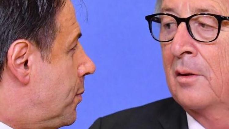 Conte hoopt dat Europese sancties vermeden kunnen worden