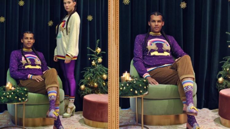 Stromae ontwerpt limited edition kerstcollectie