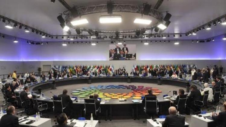 G20-top met twee uur vertraging van start gegaan