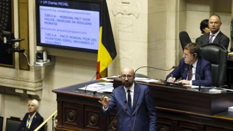 Kamer organiseert debat met premier Michel