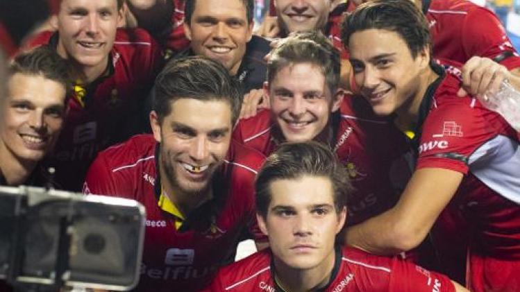 WK hockey (m) - Red Lions staan dinsdag op balkon van Brussels stadhuis
