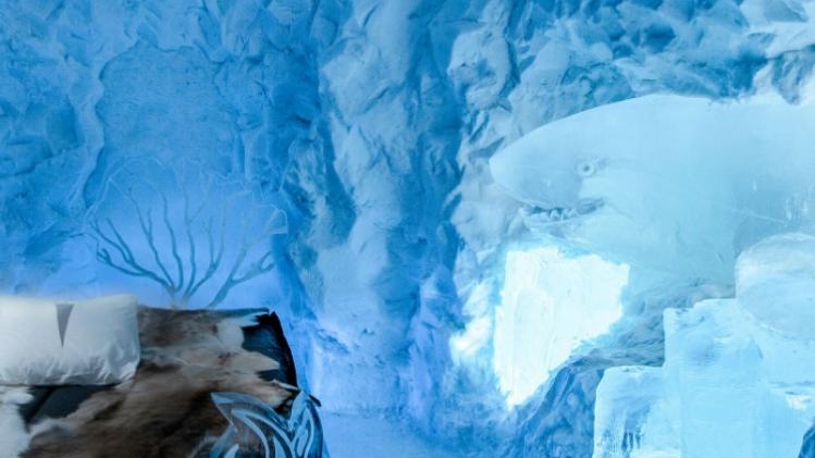 Dit hotel in Zweden bestaat volledig uit ijs