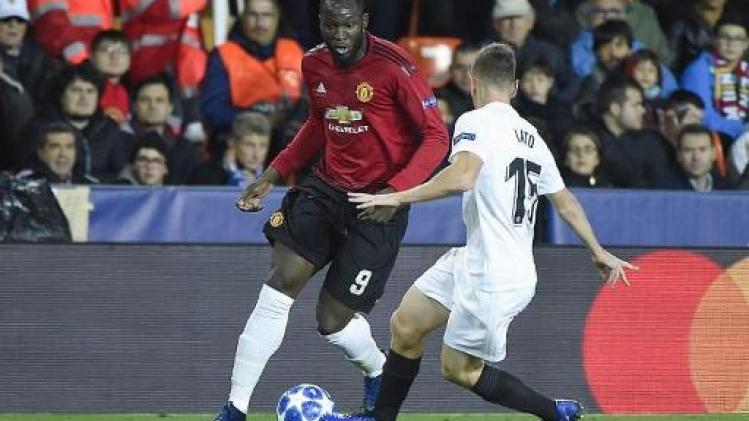 Romelu Lukaku deze week niet op training bij Manchester United