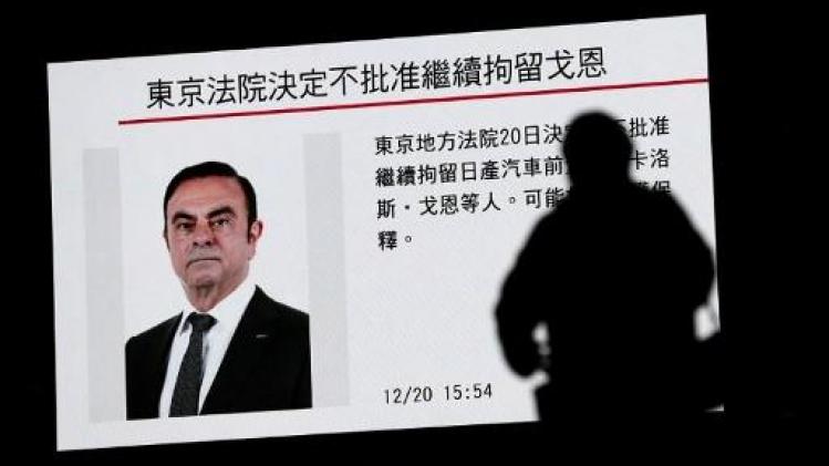 Nieuw aanhoudingsmantaat tegen ex-Nissan-topman Carlos Ghosn