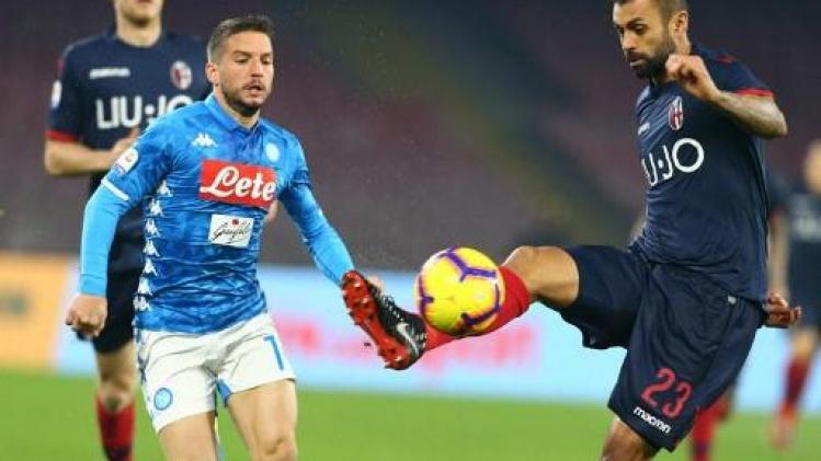 Belgen in het buitenland - Mertens loodst Napoli met winning goal voorbij Bologna