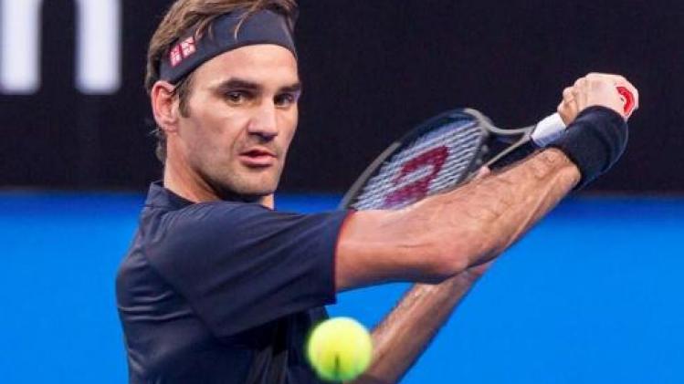 Federer is te sterk voor Frances Tiafoe in Hopman Cup
