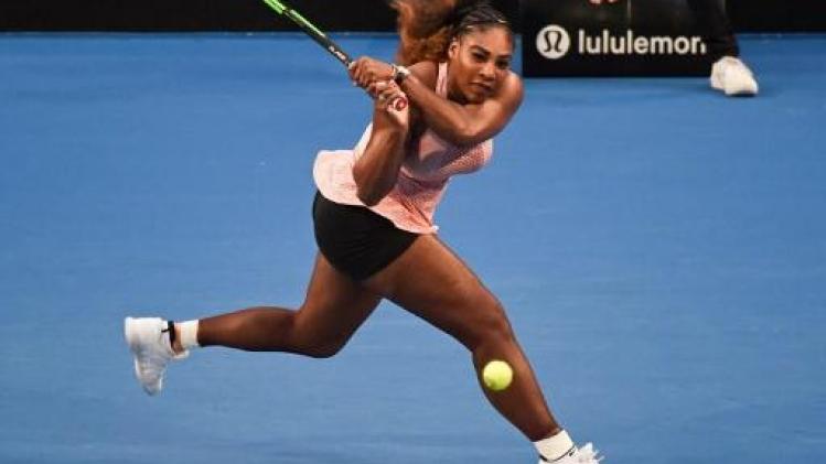 Serena Williams brengt VS langszij tegen Zwitserland in Hopman Cup