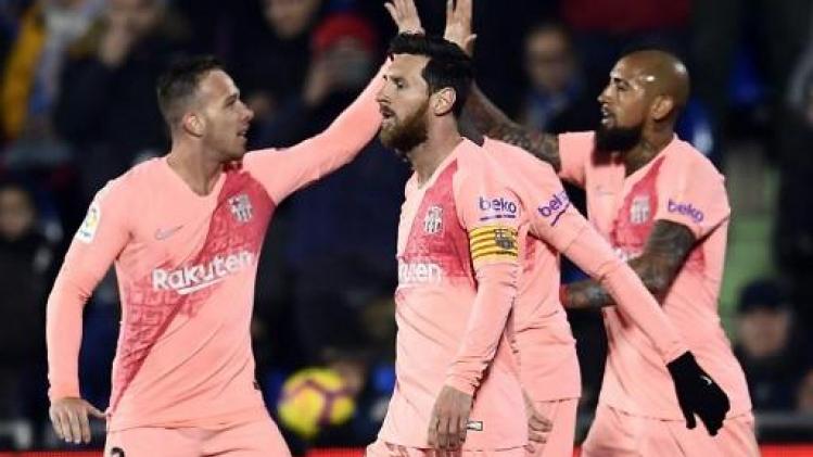 La Liga - Barcelona slaat na zege tegen Getafe eerste kloofje in titelrace