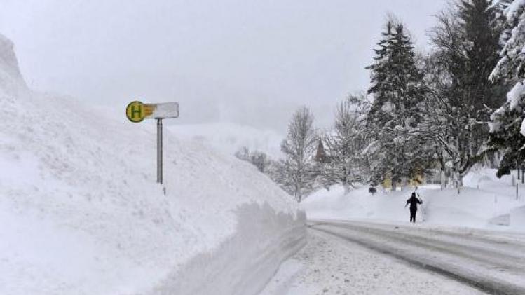 Openbaar leven in Oostenrijk ontregeld door aanhoudende sneeuwbuien