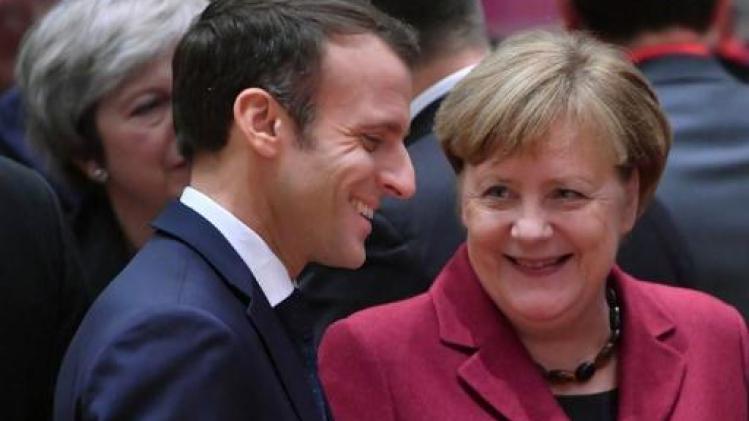 Merkel en Macron bezegelen nieuw vriendschapsverdrag in Aken