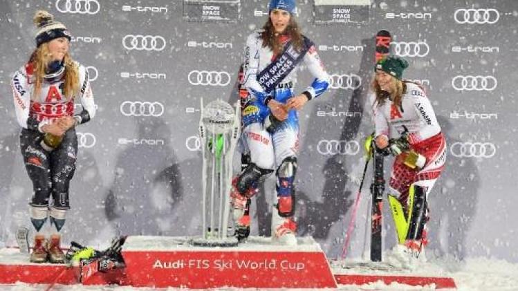 WB alpijnse ski (v) - Slovaakse Petra Vlhova maakt einde aan zegereeks Mikaela Shiffrin