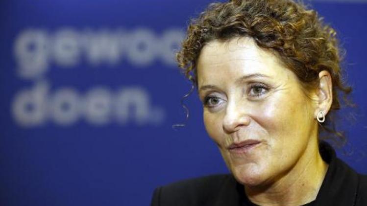 Lydia Peeters legt eed af als Vlaams minister