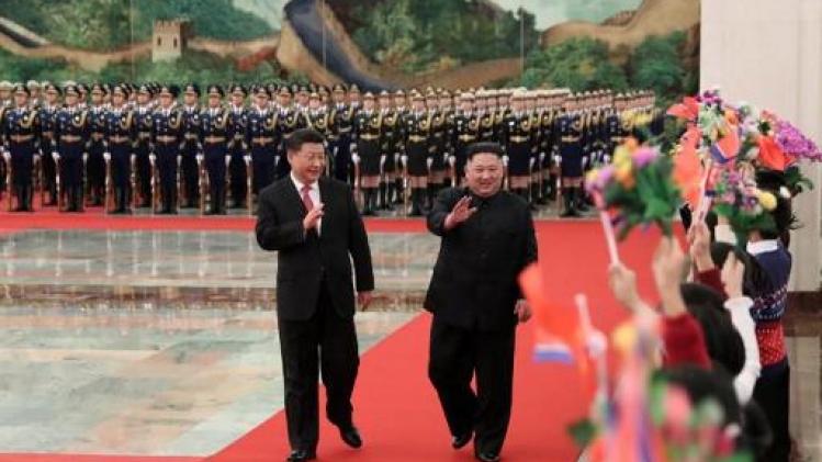 Kim en Xi tonen eenheid in aanloop naar nieuwe ontmoeting met Trump