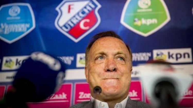 Dick Advocaat verlaat FC Utrecht op het einde van het seizoen