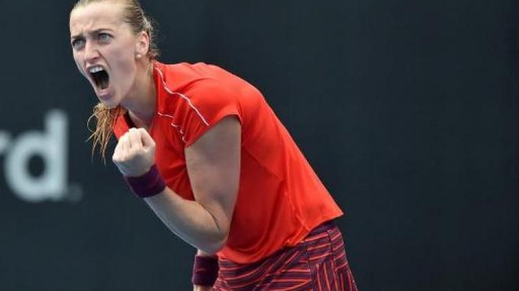 WTA Sydney - Kvitova wint voor de tweede keer het toernooi in Sydney