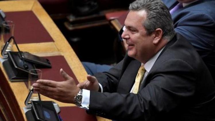 Griekse defensieminister stapt op nog voor stemming nieuwe naam Macedonië