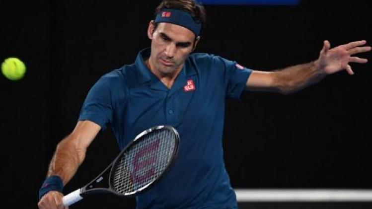 Titelverdediger Roger Federer stoot door op Australian Open zonder setverlies