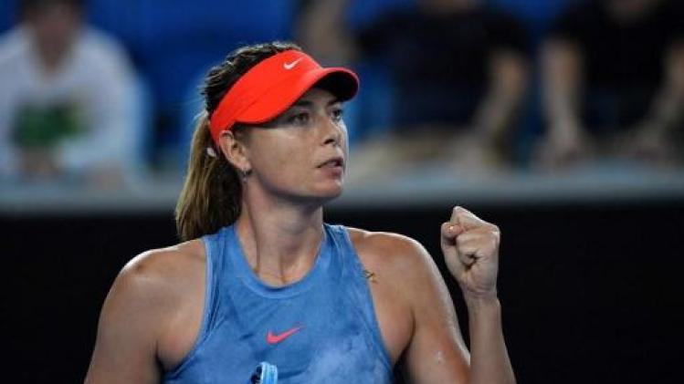 Sharapova maakt zich op voor duel tegen Wozniacki in Melbourne