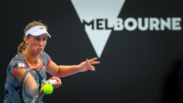 Elise Mertens stoot in dubbelspel door naar tweede ronde op Australian Open