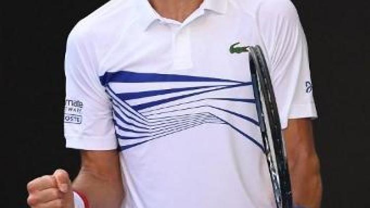 Australian Open - Djokovic geeft eerste set prijs in derde ronde