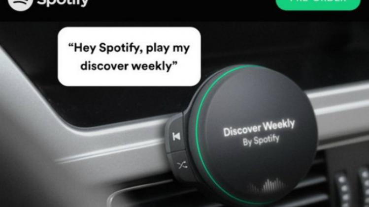 Met dit apparaat kan je Spotify makkelijk in de wagen gebruiken
