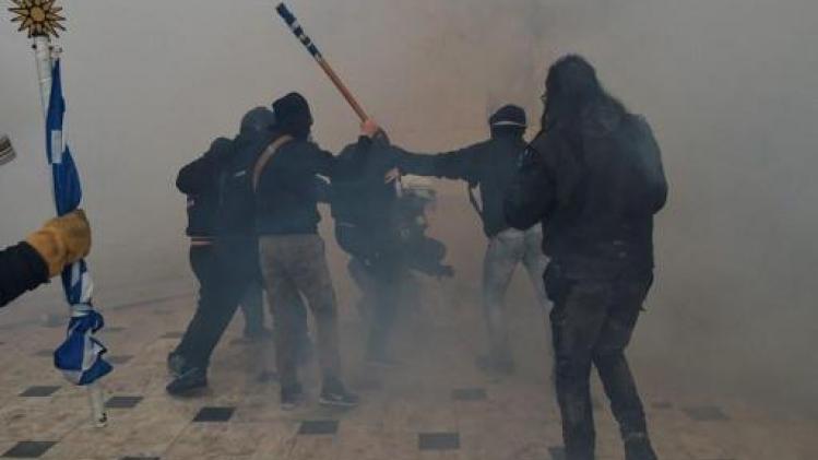 Incidenten bij betoging in Athene tegen nieuwe naam van Macedonië