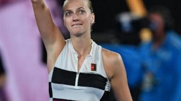 Australian Open - Kvitova plaatst zich als eerste voor finale