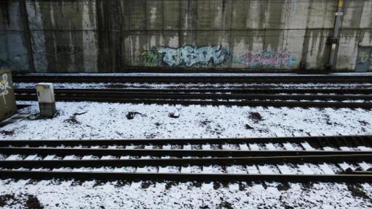 Sneeuw geeft voorlopig geen problemen op het spoor