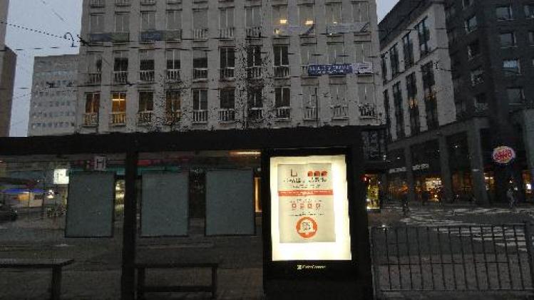 Klimaatactivisten kapen reclameborden in verschillende Belgische steden