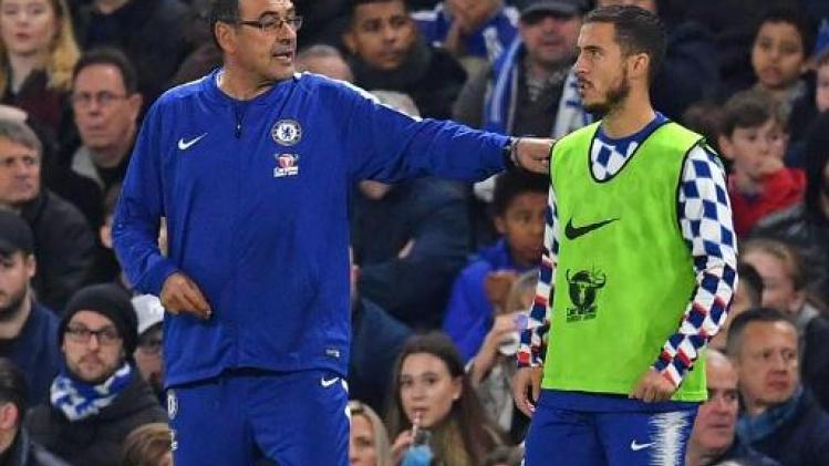 Belgen in het buitenland - Chelsea-coach Sarri: "Hazard kan vertrekken wanneer hij wil"