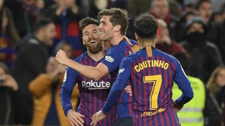Belgen in het buitenland - FC Barcelona zet scheve situatie tegen Sevilla recht en bekert verder