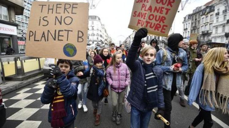 12.500 jongeren trekken door straten van Brussel voor vierde editie klimaatmars