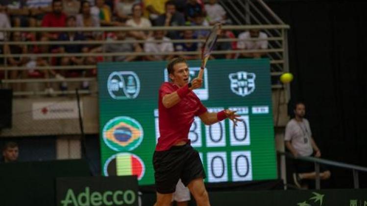 Davis Cup - Kimmer Coppejans breng Belgen langszij