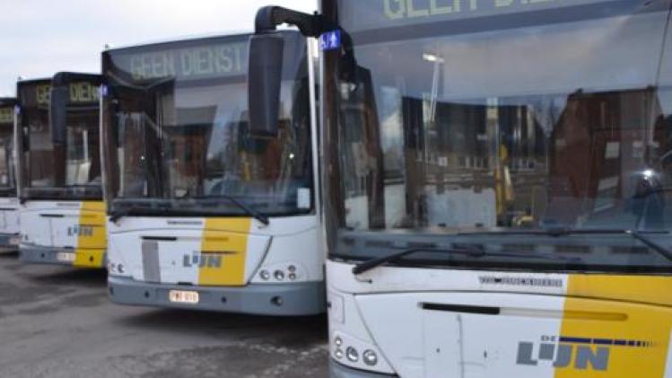 Zware hinder in heel Limburg door staking chauffeurs De Lijn