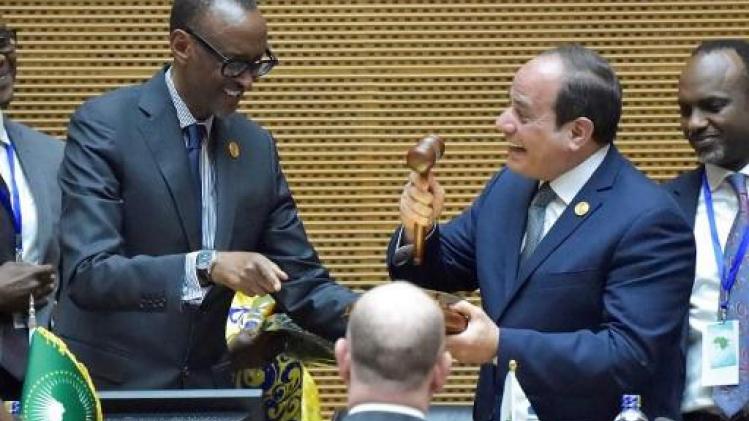 Egyptische president al-Sissi volgt Kagame op aan hoofd van Afrikaanse Unie