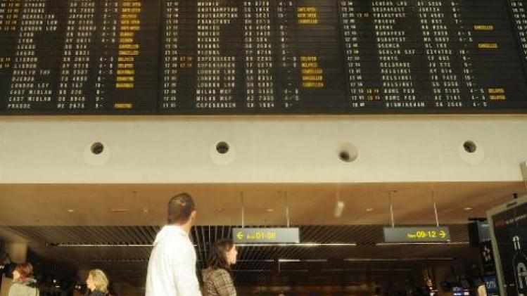 Alle vluchten geschrapt op Brussels Airport