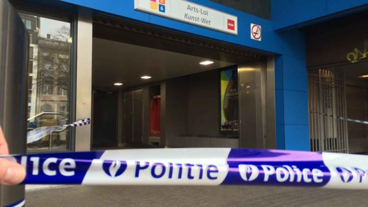 BRUSSELS AIRPORT EXPLOSION METRO