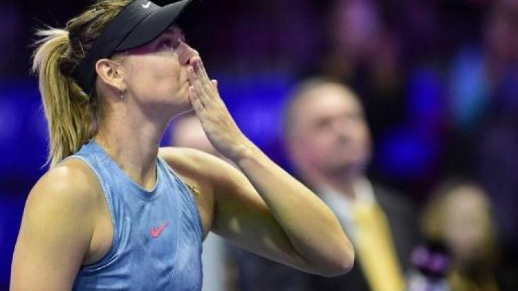 WTA Indian Wells - Maria Sharapova moet wegens schouderblessure verstek geven