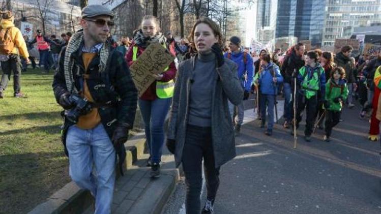 Klimaatjongeren vertrokken voor nieuwe mars door de hoofdstad