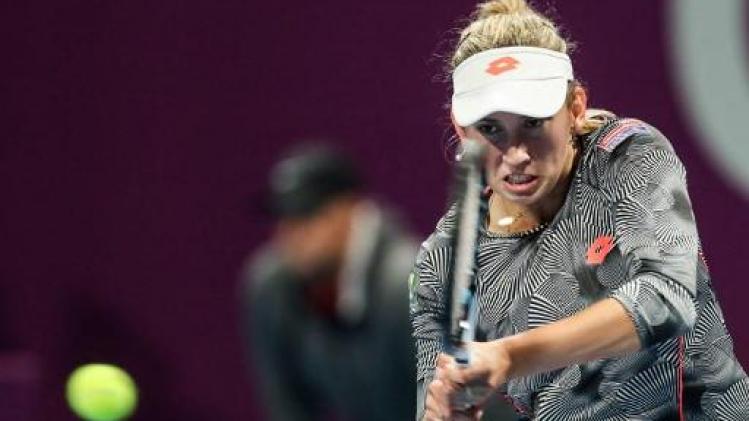 WTA Doha - Elise Mertens voorbij Kiki Bertens naar halve finales