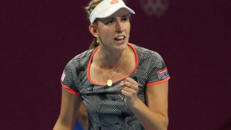 Elise Mertens stoot door naar finale in Doha