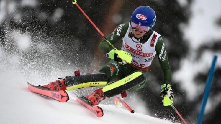 Shiffrin schrijft met vierde slalomtitel op rij geschiedenis op WK alpijnse ski