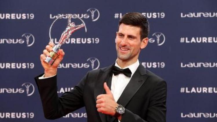 Laureus World Sport Awards voor tennisser Novak Djokovic en turnster Simone Biles