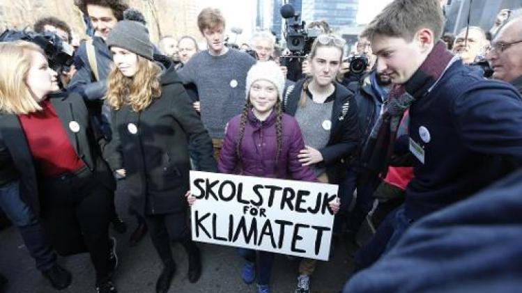 Inspiratiebron Greta Thunberg als heldin onthaald door klimaatjongeren
