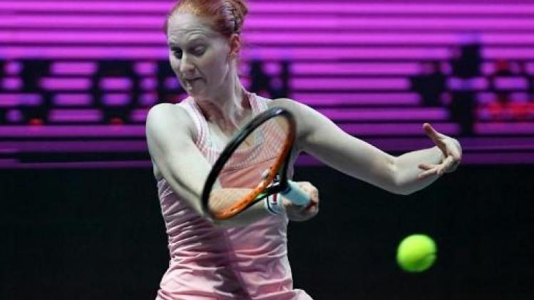 WTA Boedapest - Alison Van Uytvanck treft negentienjarige Tsjechische in finale