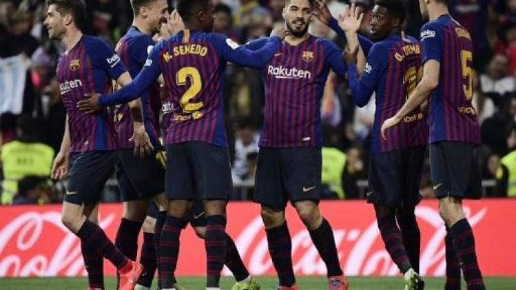 Copa del Rey - Barcelona vernedert Real Madrid met 0-3 uitzege in Clasico en staat in bekerfinale