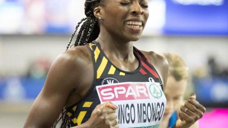 EK atletiek indoor - Cynthia Bolingo plaatst zich met nieuwe recordtijd voor finale van 400 meter