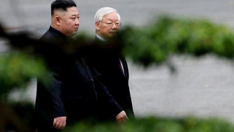 Kim Jong-un ontmoet Vietnamese president