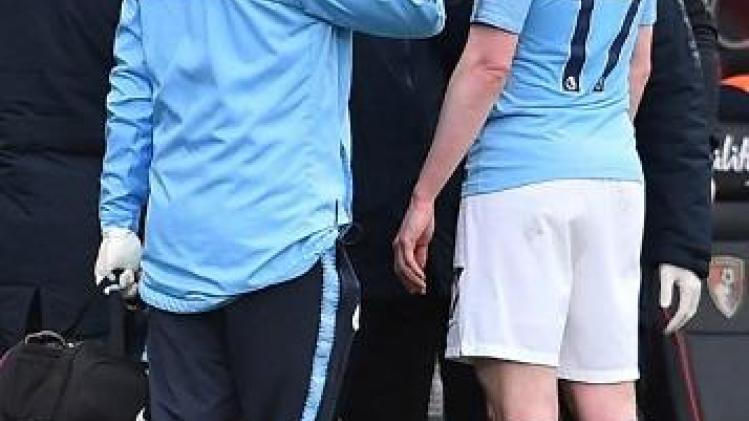 Belgen in het buitenland - City-coach Guardiola bevestigt hamstringblessure De Bruyne: "Kevin kan tijd out zijn"
