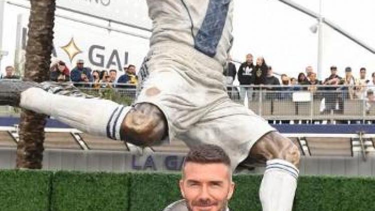 David Beckham heeft standbeeld voor stadion van Los Angeles Galaxy